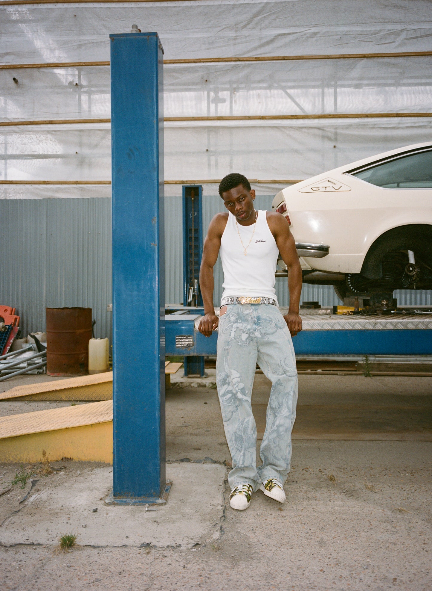 ANGEL JEANS FADED V2