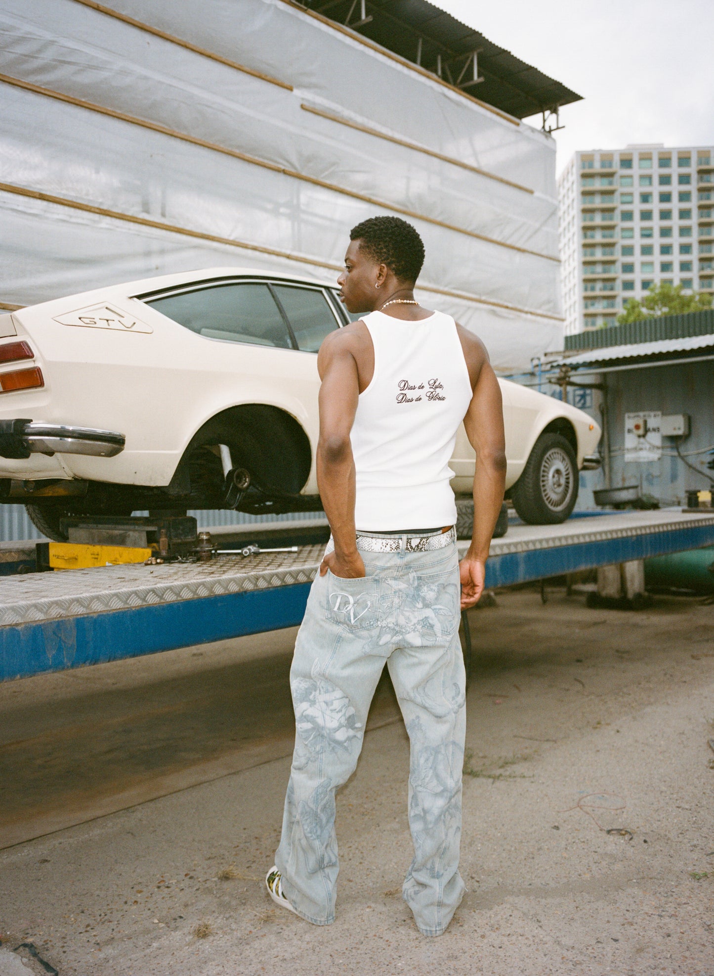 ANGEL JEANS FADED V2