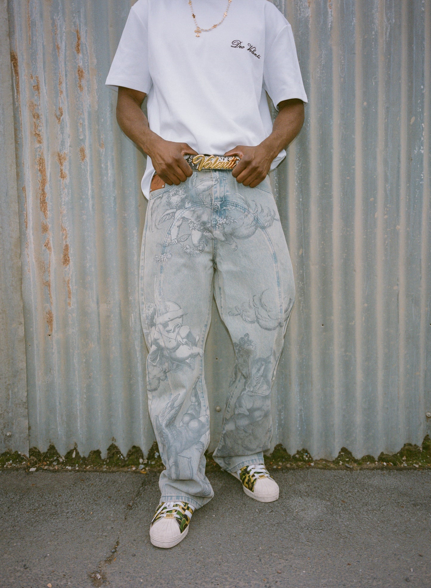 ANGEL JEANS FADED V2