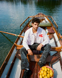 ANGEL PINSTRIPE SHIRT PINK