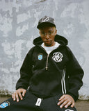 EMBROIDERED DENIM HAT BLACK