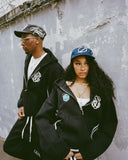EMBROIDERED DENIM HAT NAVY