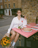 ANGEL PINSTRIPE SHIRT PINK