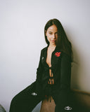 LACE ANGEL SHIRT BLACK