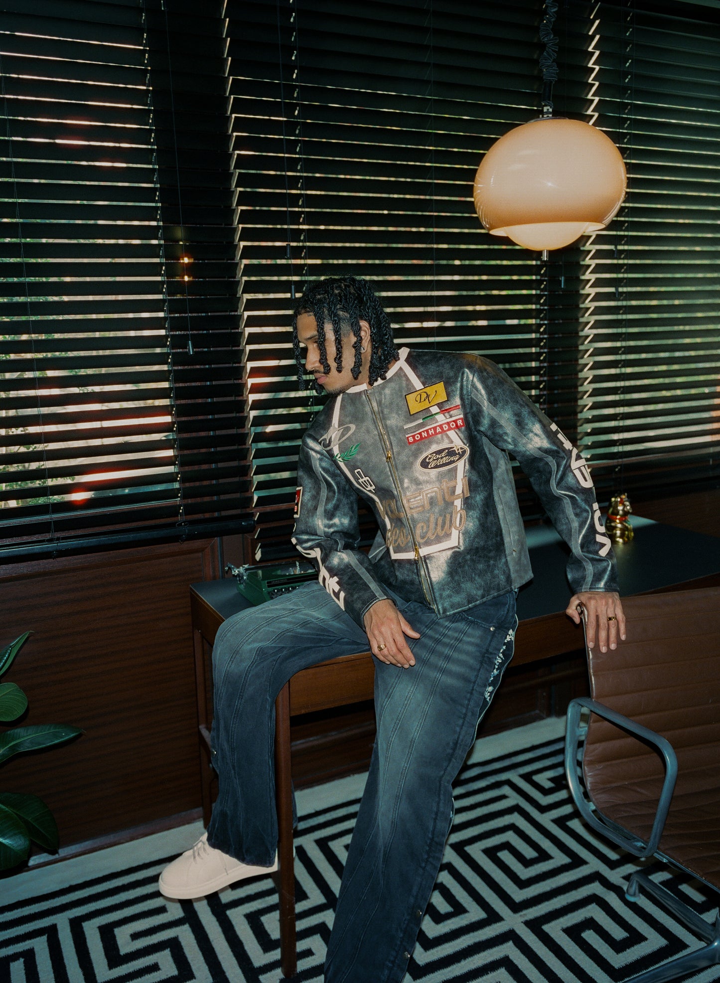 VOLENTI PATCHWORK RACER JACKET