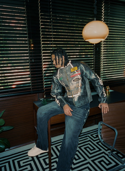 VOLENTI PATCHWORK RACER JACKET