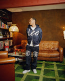 DEO DISTRESSED JOGGERS NAVY