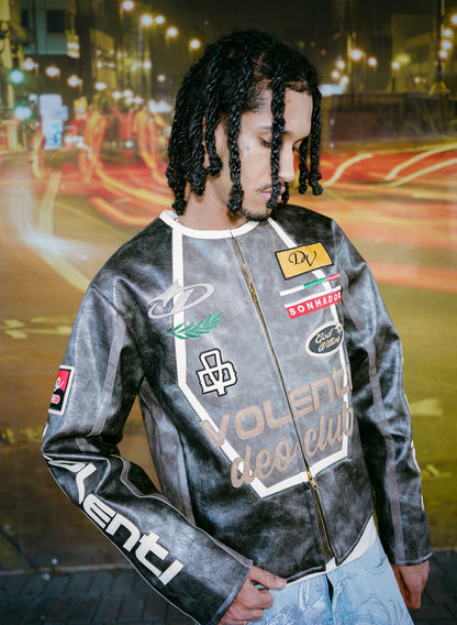 VOLENTI PATCHWORK RACER JACKET