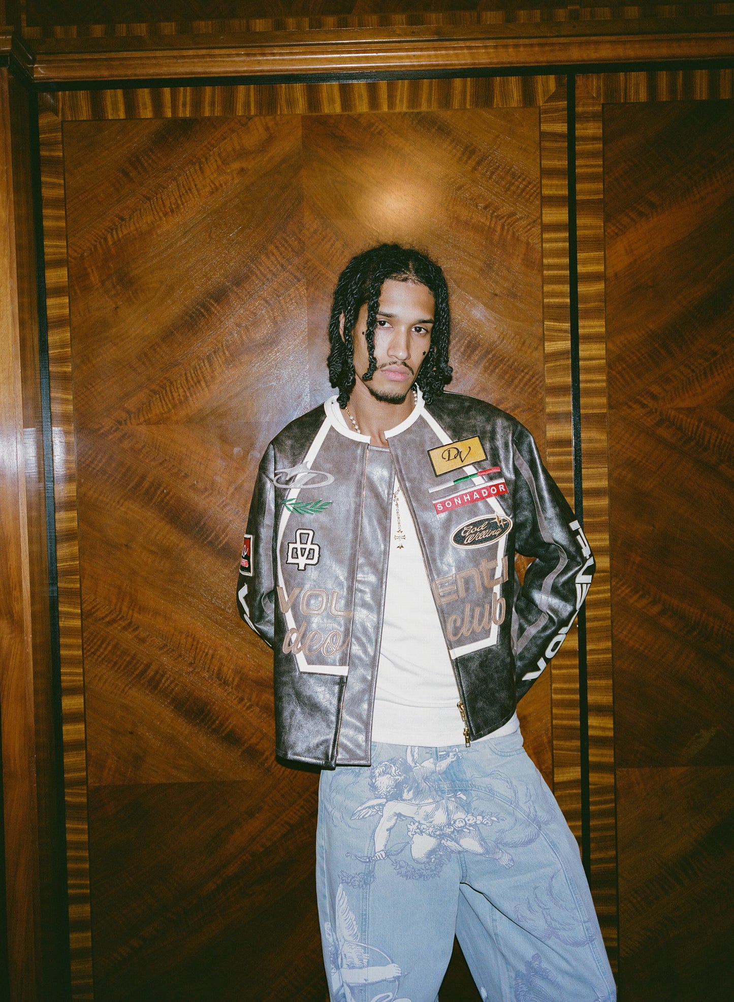 VOLENTI PATCHWORK RACER JACKET