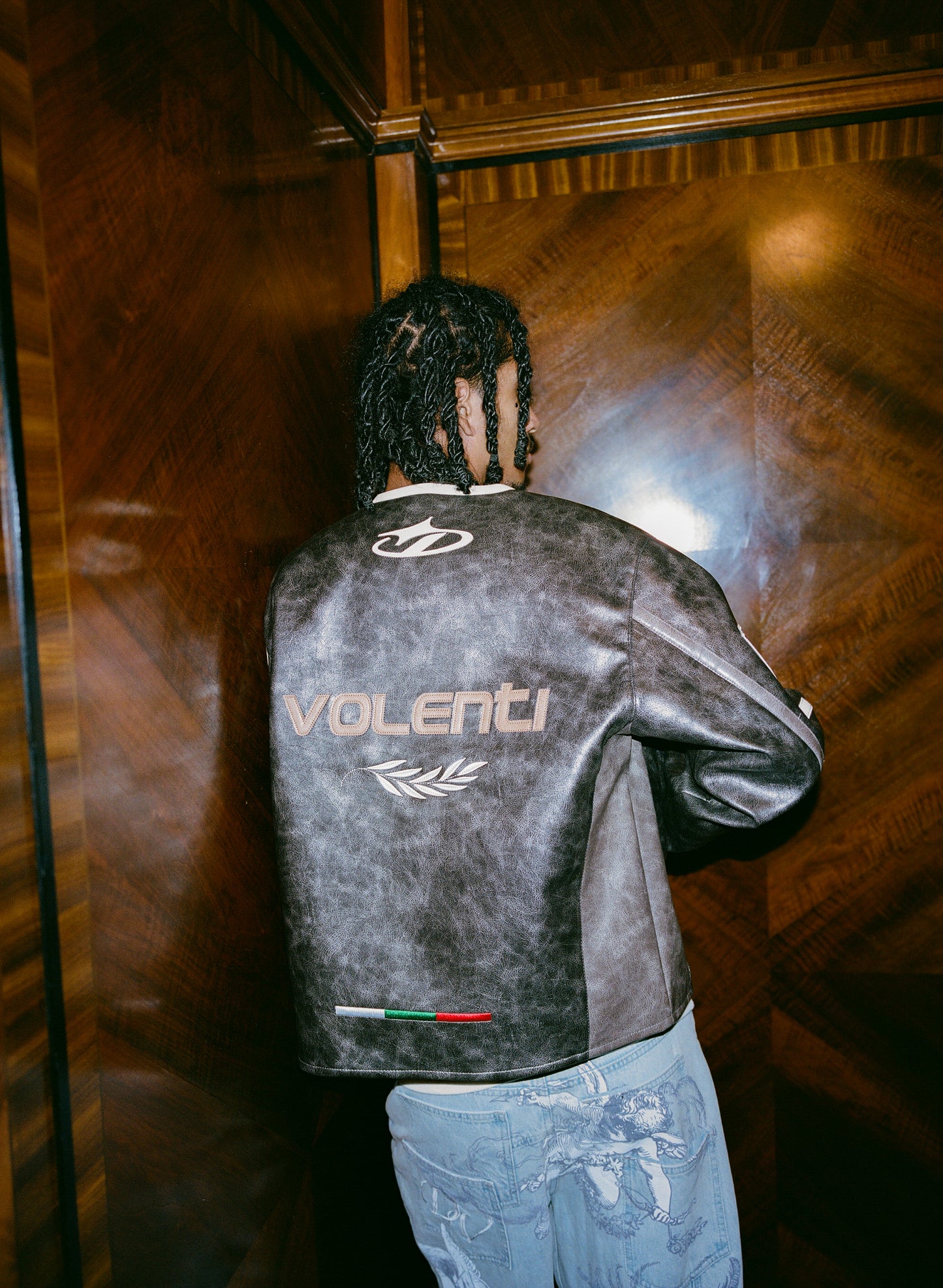 VOLENTI PATCHWORK RACER JACKET
