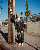 DEO DISTRESSED JOGGERS WASHED BLACK