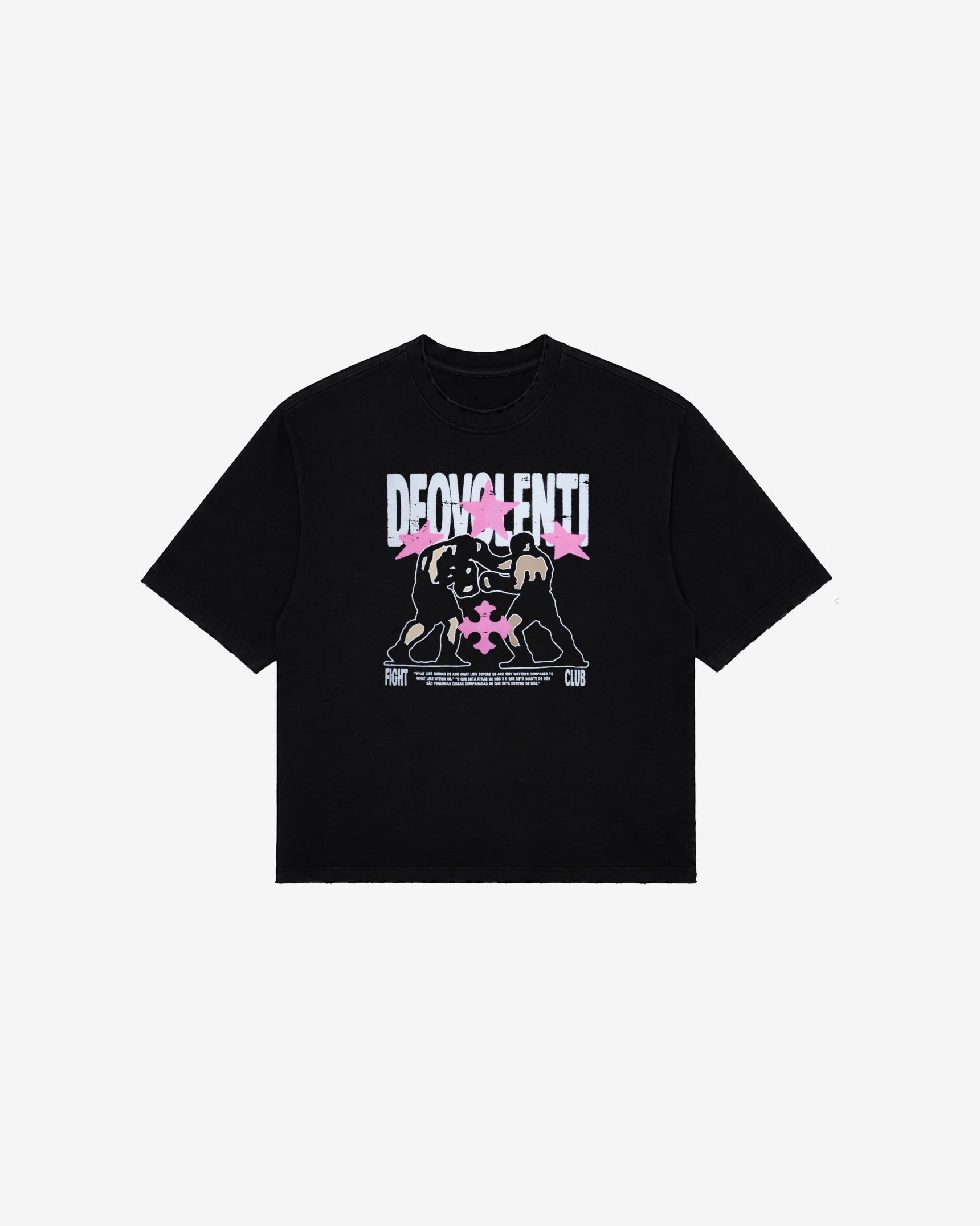 FIGHT CLUB T-SHIRT BLACK – DeoVolenti