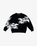 CHERUB KNIT SWEATER BLACK