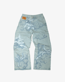 COLOSSAL ANGEL JEANS WASHED BLUE