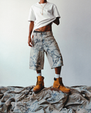 ANGEL JORTS FADE BLUE