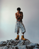 ANGEL JORTS FADE BLUE