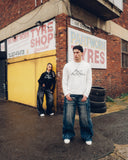 WAFFLE KNIT THERMAL WHITE