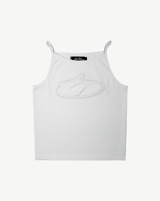 WOMEN'S DISTRESSED LOGO TANK