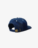 EMBROIDERED DENIM HAT NAVY