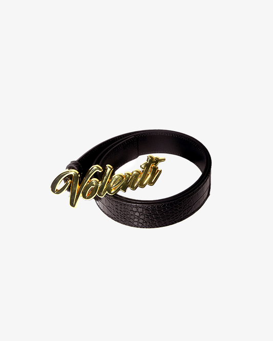 VOLENTI BLACK CROC BELT