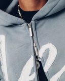 DISTRESSED DEO HOODIE CLOUD