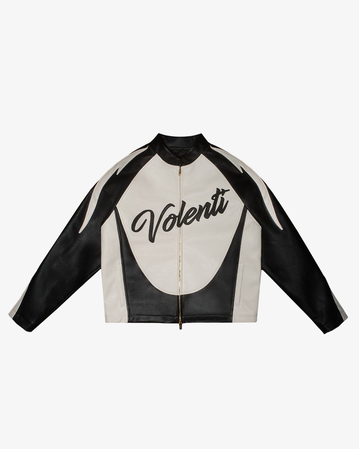 Deo Racing Jacket DEO VOLENTI RACER JACKET BLACK + CREAM – DeoVolenti