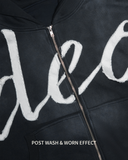 DEO DISTRESSED JOGGERS WASHED BLACK