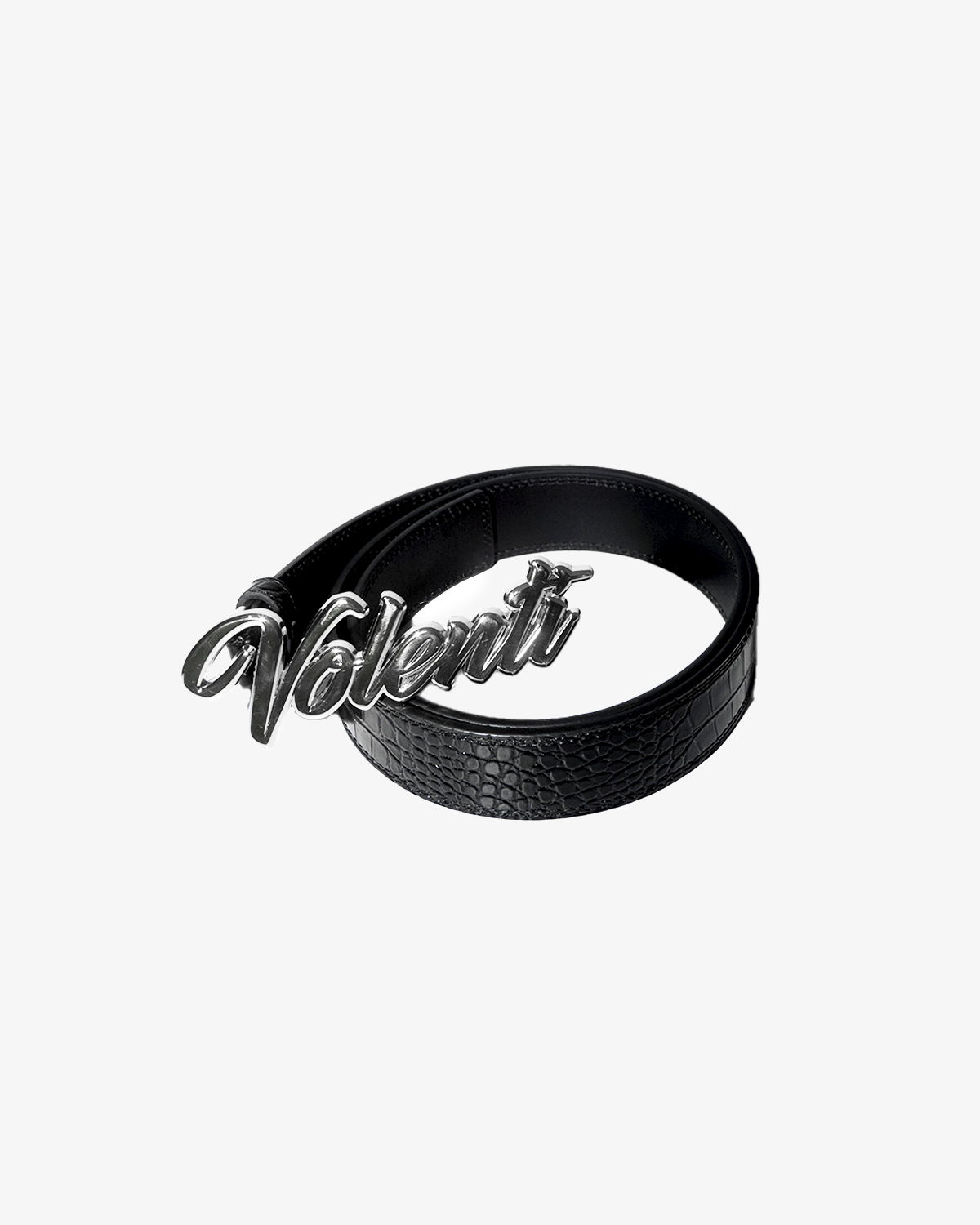 VOLENTI BLACK CROC BELT