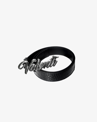 VOLENTI BLACK CROC BELT