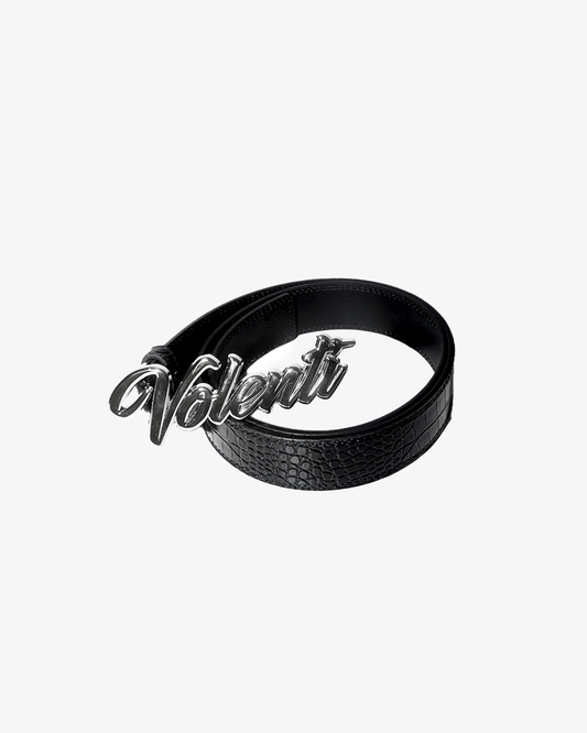 VOLENTI BLACK CROC BELT