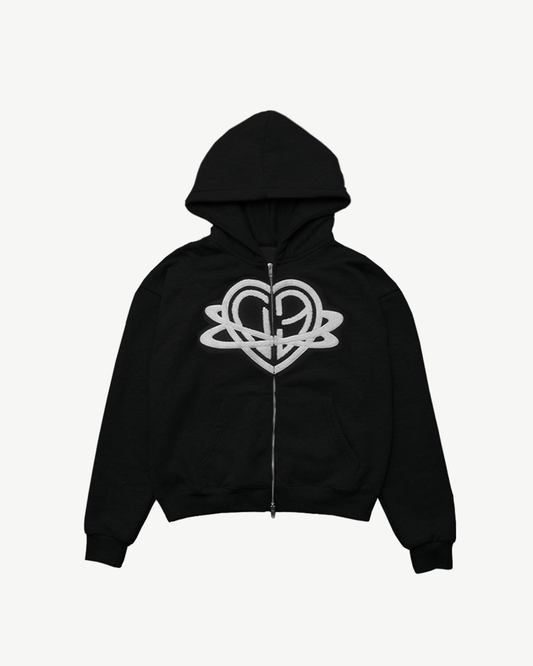 DV HEART ZIP HOODIE