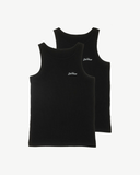 MENS TANK | TWIN PACK BLACK