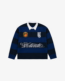 STRIPED POLO BLUE & NAVY