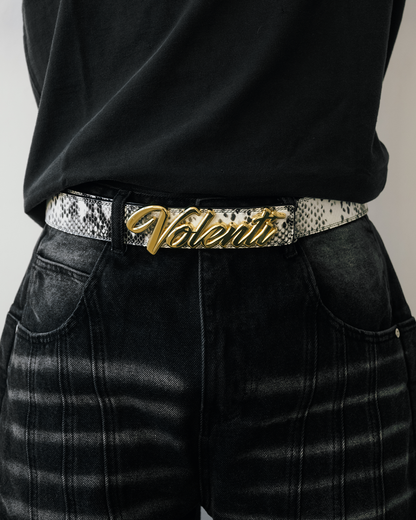 VOLENTI SNAKESKIN BELT