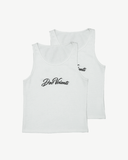 WOMENS TANK | TWIN PACK WHITE